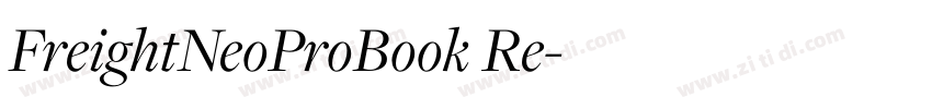 FreightNeoProBook Re字体转换